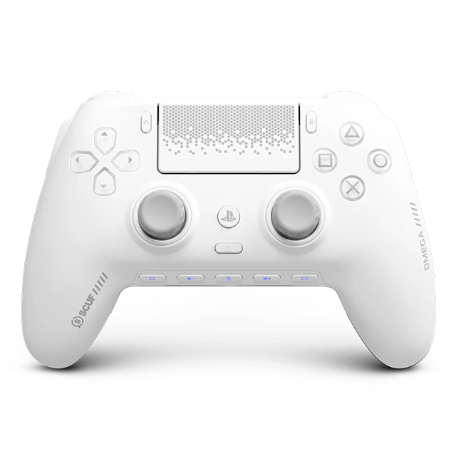 Control Inalámbrico SCUF Omega White para PlayStation 5 y PC, TMR, 4 Paletas Traseras, Gatillos Ajustables, Bluetooth y USB-C – SCUF Omega White