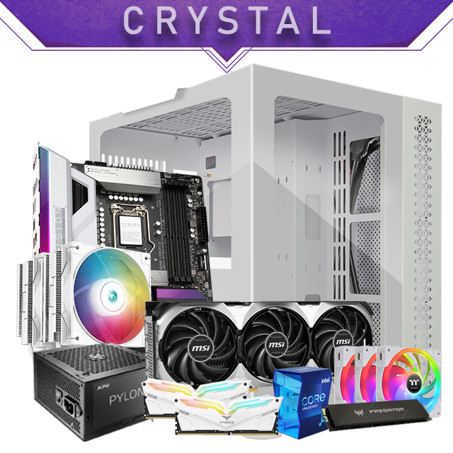 PC Gamer Crystal | Intel Core i9 11900K | 16GB 3200Mhz | RTX 4060 ti| 2TB SSD NVME