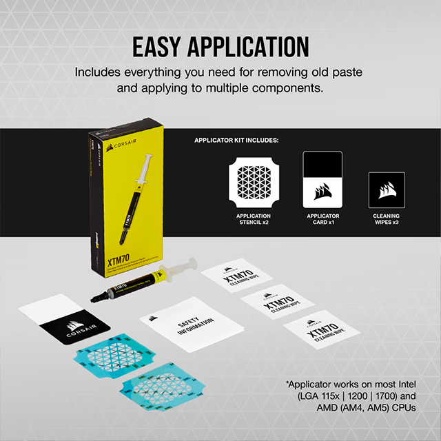 Pasta Térmica Corsair XTM70 Extreme Performance, 3 g – CT-9010010-WW