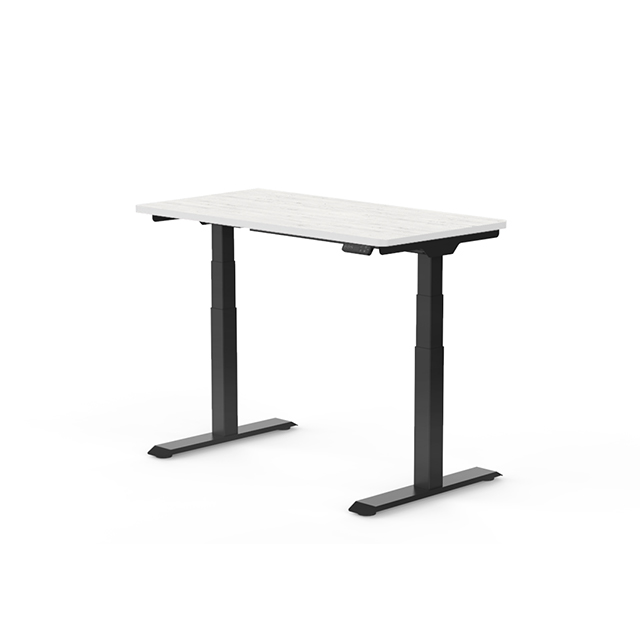 Escritorio Eléctrico Munfrost MoonStone | Base Negra Advanced | 75x150cm | Altura Ajustable | Color Alaska | MFMESC2B + MFC7152C - Exclusivo para venta en linea
