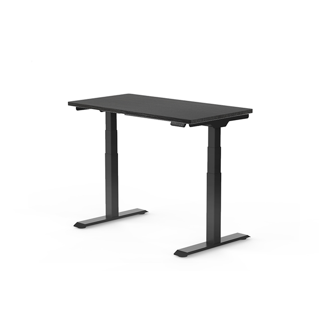 Escritorio Eléctrico Munfrost MoonStone | Base Negra Advanced | 75x120cm | Altura Ajustable | Color Expresso | MFMESC2B + MFC7122E- Exclusivo para venta en linea