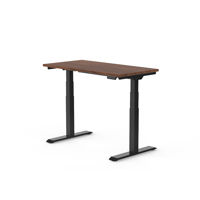 Escritorio Eléctrico Munfrost MoonStone | Base Negra Advanced | 75x120cm | Altura Ajustable | Color Cocoa | MFMESC2B + MFC7122C- Exclusivo para venta en linea