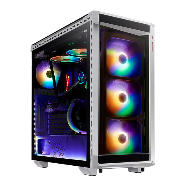 Gabinete XPG Battlecruiser | Blanco | E-ATX | 4 Ventiladores | Cristal Templado - BATTLECRUISER-WHCWW