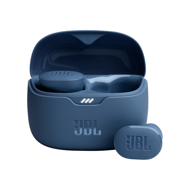 Audifonos JBL Tune Buds Azules, Bluetooth 5.3, Cancelación de Ruido, 48 Horas, 4 Micrófonos, Resistente a Agua y Polvo IP54 - JBLTBUDSBLUAM 