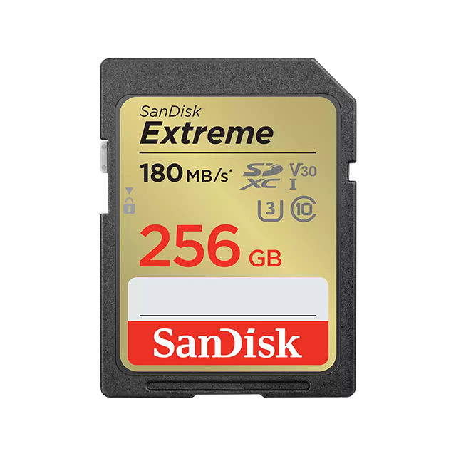 Memoria SDXC UHS-I SanDisk Extreme 256GB, Clase 10, 180/130 MB/s - SDSDXVV-256G-GNCIN