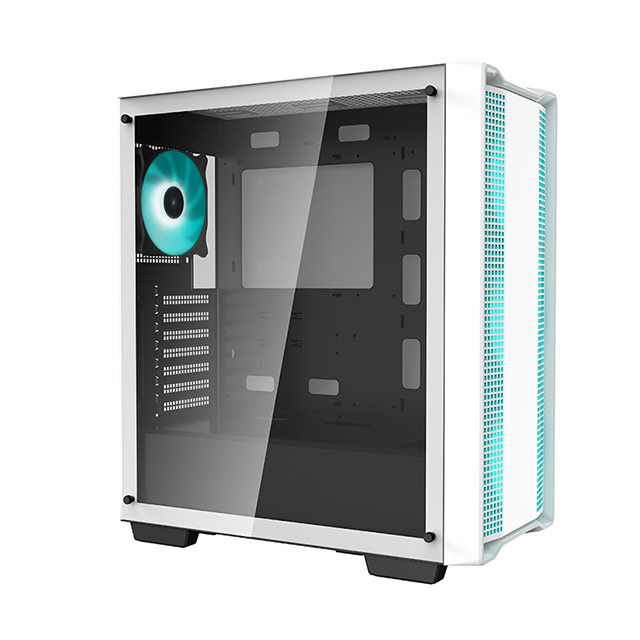 Gabinete DeepCool CC560 | Midtower | Incluye 4 ventiladores | Mini-ITX | Micro-ATX | ATX | R-CC560-WHGAA4-G-1