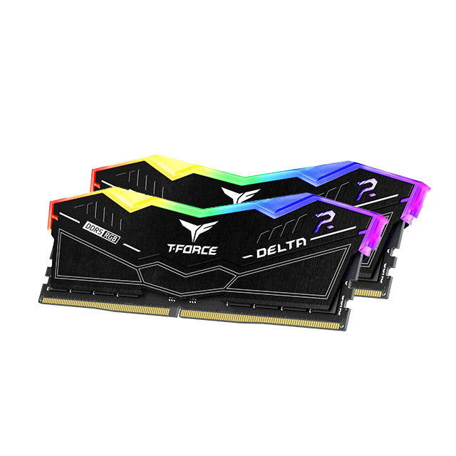 Memoria RAM Teamgroup T-Force Delta RGB DDR5 32GB 2x16GB, 6200Mhz Negras - FF3D532G6200HC38ADC01 