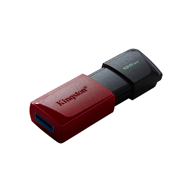 Memoria USB Kingston DataTraveler Exodia M 128GB, Negra con Rojo, USB 3.2 - DTXM-128GB