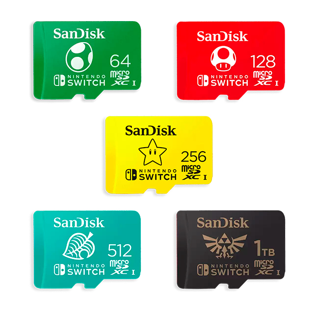 Memoria Micro SDXC SanDisk 1TB Para Nintendo Switch -  SDSQXAO-1T00-GN6ZN 
