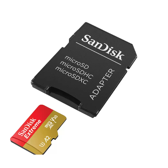 Memoria Micro SDXC SanDisk Extreme 64GB, Clase 10, 170/80 MB/s -  SDSQXAH-064G-GN6MA