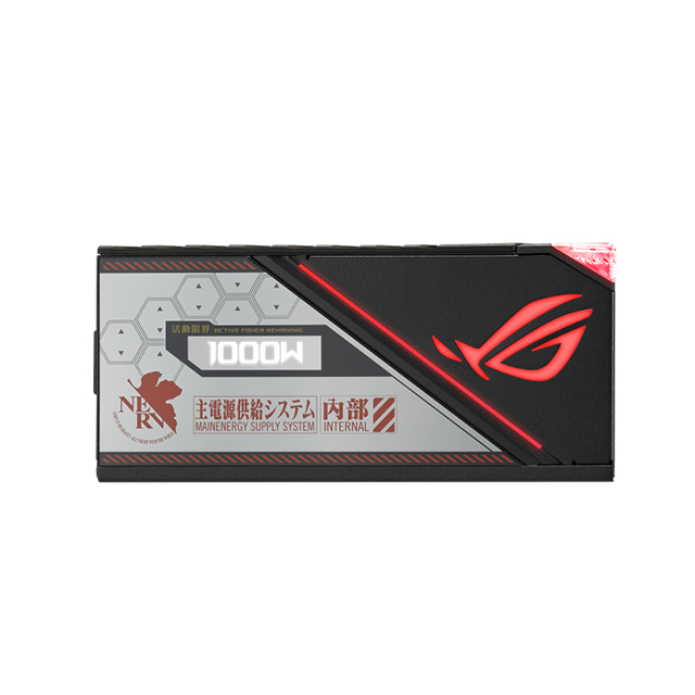 Fuente De Poder Asus ROG Thor 1000W Platinum II | 80+ Platinum | Edición Especial| Full Modular | EVA-02 Edition - ROG-THOR-1000P2-EVA-GAMING 