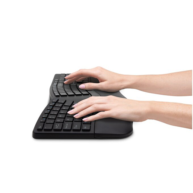 Teclado Ergonómico Kensington Pro Fit | Inalambrico | Negro | Ergonomico | Formato 100% | Español - K75401