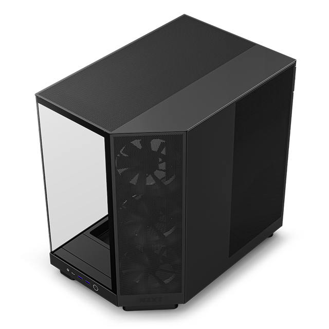 Gabinete NZXT H6 Flow Negro, ATX, Cristal Templado, 3 Ventiladores sin RGB - CC-H61FB-01