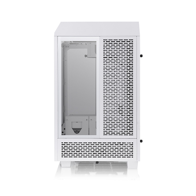 Gabinete Thermaltake The Tower 100 Snow, Mini-ITX, Cristal Templado, Sin Ventiladores - CA-1R3-00S6WN-00