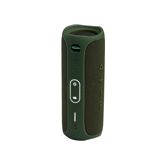 Bocina Bluetooth JBL Flip 5 Verde | Resistencia al agua IPX7 | Compatible con PartyBoost - JBLFLIP5GRENAM 