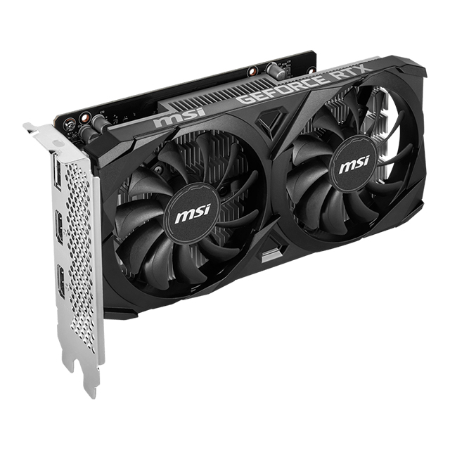 Tarjeta de Video MSI GeForce RTX 3050 Ventus 2X 6G OC, 6GB GDDR6, PCIe 4.0, Dual Fan – 912-V812-076
