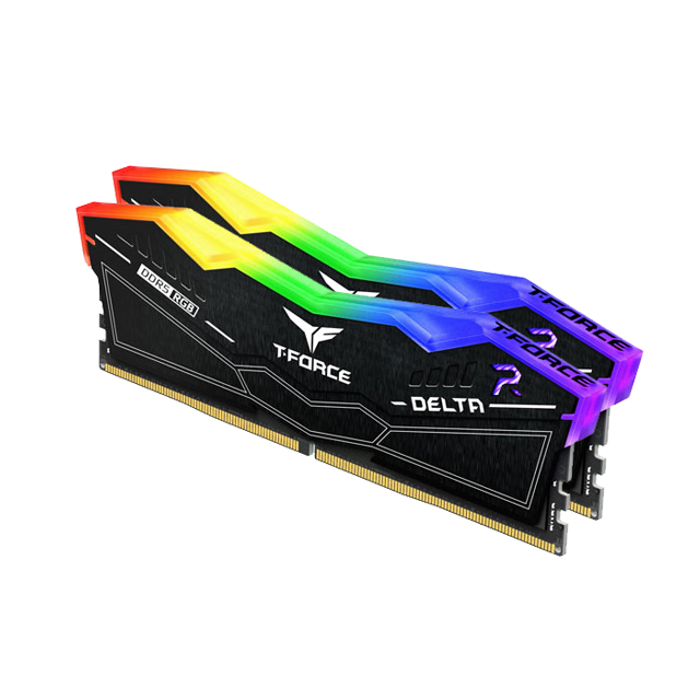 Memoria RAM Teamgroup T-Force Delta RGB DDR5 32GB 2x16GB, 6200Mhz Negras - FF3D532G6200HC38ADC01 