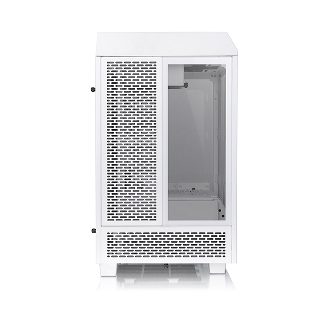 Gabinete Thermaltake The Tower 100 Snow, Mini-ITX, Cristal Templado, Sin Ventiladores - CA-1R3-00S6WN-00