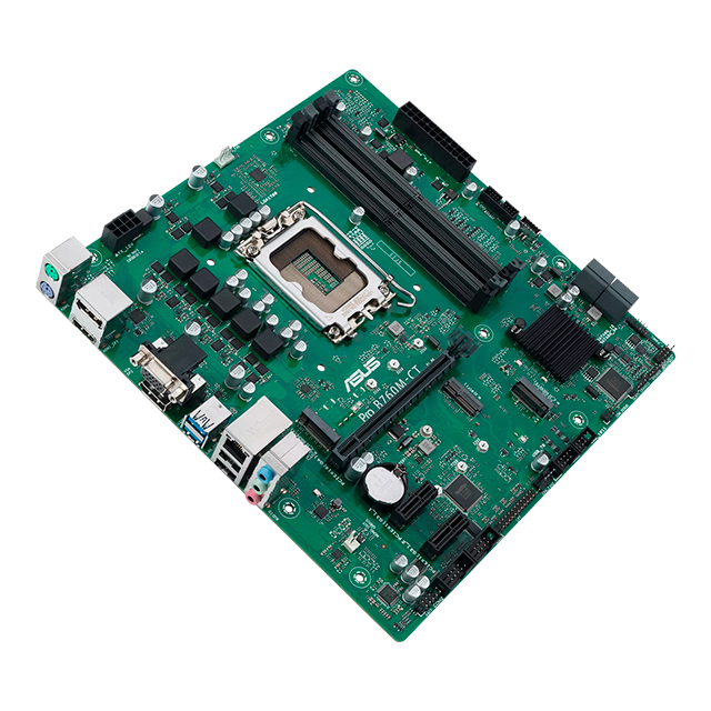 Tarjeta Madre ASUS Business Pro B760M‑CT‑CSM, LGA1700, Intel B760, DDR5, Micro ATX, HDMI/DP/VGA, USB‑C, TPM, Soporte IT Empresarial – PRO‑B760M‑CT‑CSM