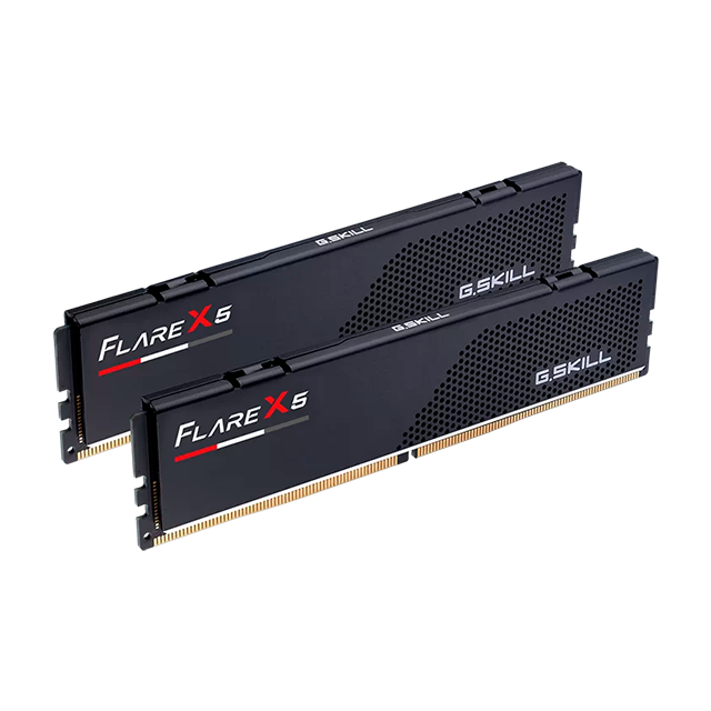 Memoria RAM G.SKILL Flare X5 DDR5 64GB (2x32GB) 6000MHz CL30, AMD EXPO, U-DIMM, Negro, 4518 - F5-6000J3040G32GX2-FX5