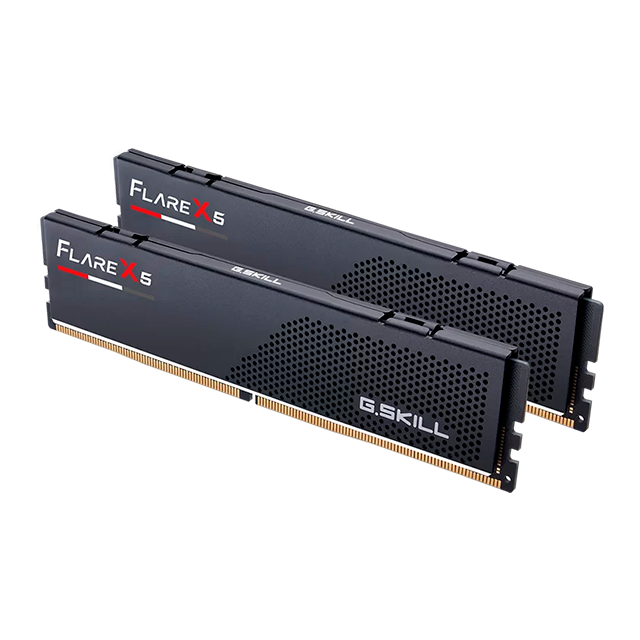 Memoria RAM G.SKILL Flare X5 DDR5 64GB (2x32GB) 6000MHz CL30, AMD EXPO, U-DIMM, Negro, 4518 - F5-6000J3040G32GX2-FX5