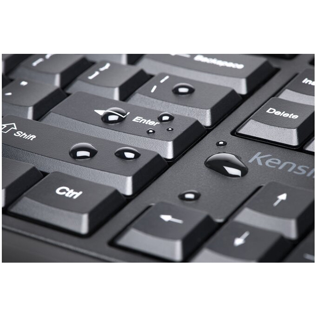 Teclado Ergonómico Kensington Pro Fit | Inalambrico | Negro | Ergonomico | Formato 100% | Español - K75401