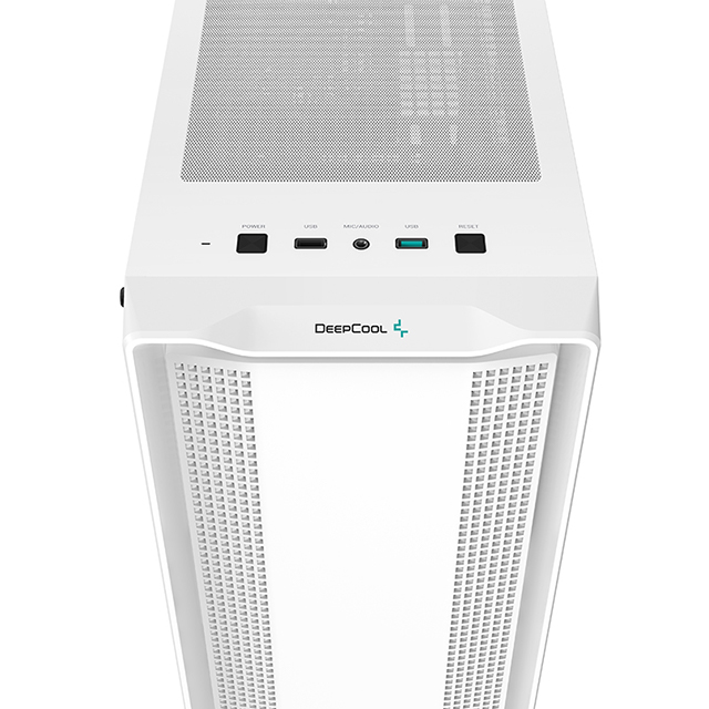Gabinete DeepCool CC560 | Midtower | Incluye 4 ventiladores | Mini-ITX | Micro-ATX | ATX | R-CC560-WHGAA4-G-1