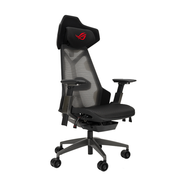 Silla Gamer Asus ROG Destrier Ergo Gaming Chair, Soporta 150 KG, Ajuste perfecto, Design Award 2022 - SL400 Rog Destrier