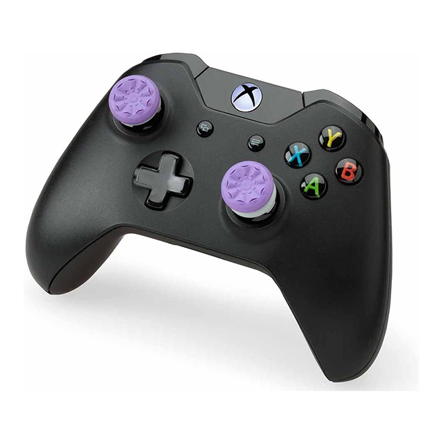 KontrolFreek - FPS Freek Galaxy para Xbox Series X/S | Performance Thumbsticks | 2 Alturas elevadas, Cóncavo | Morado