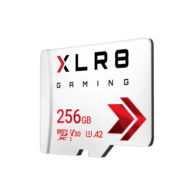 Memoria Micro SDXC PNY XLR8 256GB Clase 10, U3, V30, 100MB/s, 4K UHD, Full HD - P-SDU256V32100XLR-GE