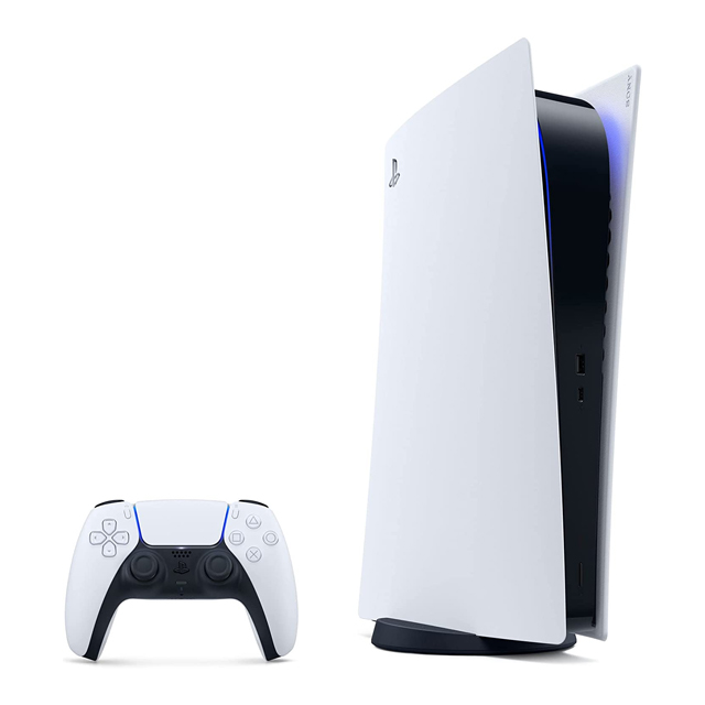 Consola Sony PlayStation 5 Digital Edition Slim, SSD 825 GB, 4K, Wi-Fi 6, Blanco