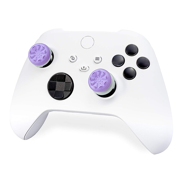 KontrolFreek - FPS Freek Galaxy para Xbox Series X/S | Performance Thumbsticks | 2 Alturas elevadas, Cóncavo | Morado