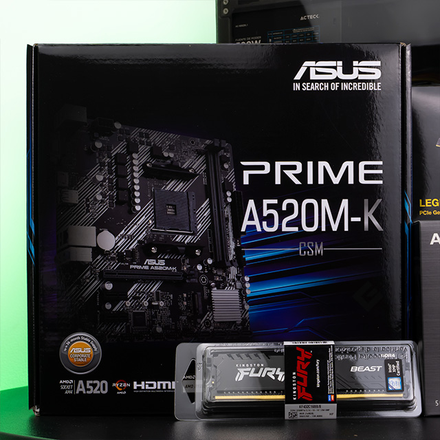 PC Nucleus + | Ryzen 7 5700G | 8 GB 3200 MHz | SSD M.2 500 GB | Gráficos integrados | Monitor | Teclado y Mouse