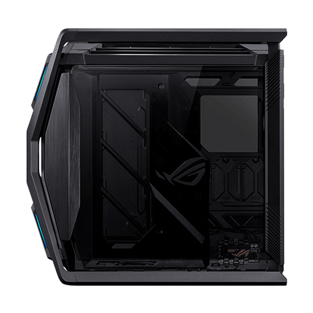 Gabinete ASUS Rog Hyperion GR 701 | Mini-ITX, Micro-ATX, ATX, EATX | Incluye 4 x 140mm fans |Soporte para radiadores de 420mm| Controlador ARGB | Carga rápida 2 x USB Tipo C de 60W | Tooless | Aura Sync, 90DC00F0-B39000