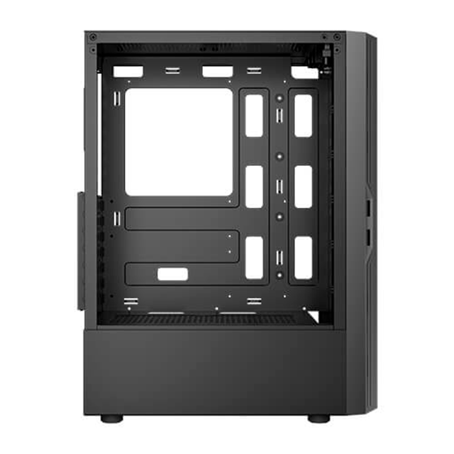 Gabinete Antec AX20 Elite, Mid-Tower ATX, 4 Ventiladores RGB, Vidrio Templado, Soporta ATX/Micro-ATX/Mini-ITX, Negro – 0-761345-10066-3