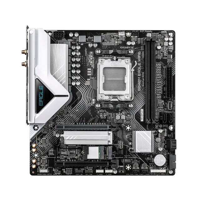 Tarjeta Madre Gigabyte B840M EAGLE WiFi 6, AM5, DDR5, PCIe 4.0, Micro-ATX