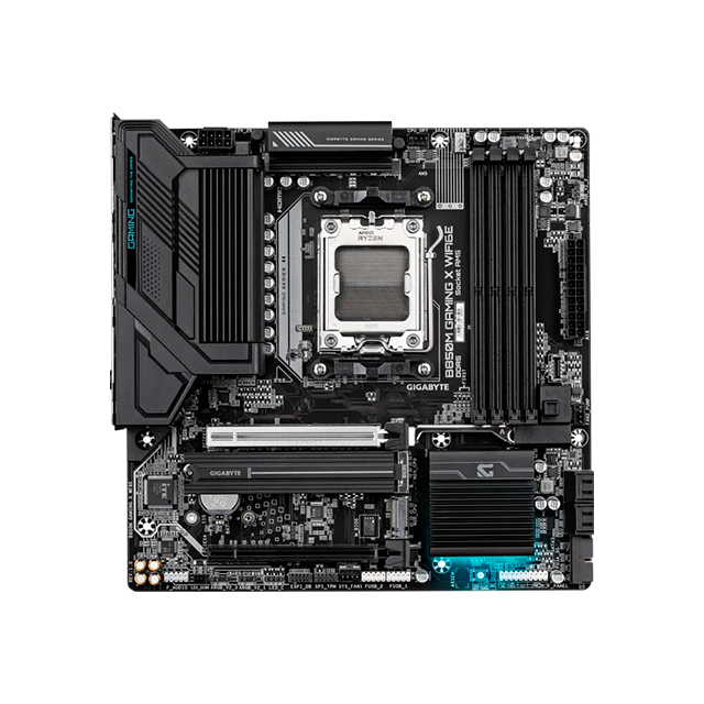 Tarjeta Madre Gigabyte B850M GAMING X WIFI6E, AM5, DDR5 hasta 256 GB, PCIe 5.0, 2× M.2, Wi-Fi 6E, Bluetooth 5.3, Micro-ATX – B850M GAMING X WIFI6E
