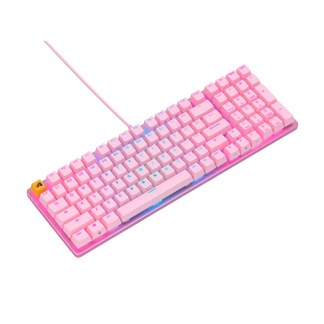 Teclado Mecánico Glorious GMMK 2 65% Pink Edition, RGB, alámbrico, hot-swap – GLO-GMMK2-65-FOX-P