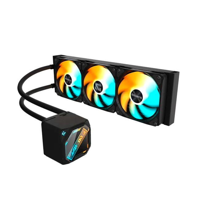 Enfriamiento Líquido GIGABYTE GME 360 ARGB, 360 mm, Negro – GP-GIGABYTE GME 360