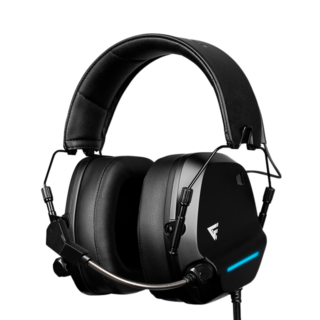 Audífonos Gamer Game Factor HSG550, USB, Micrófono Integrado, Negro