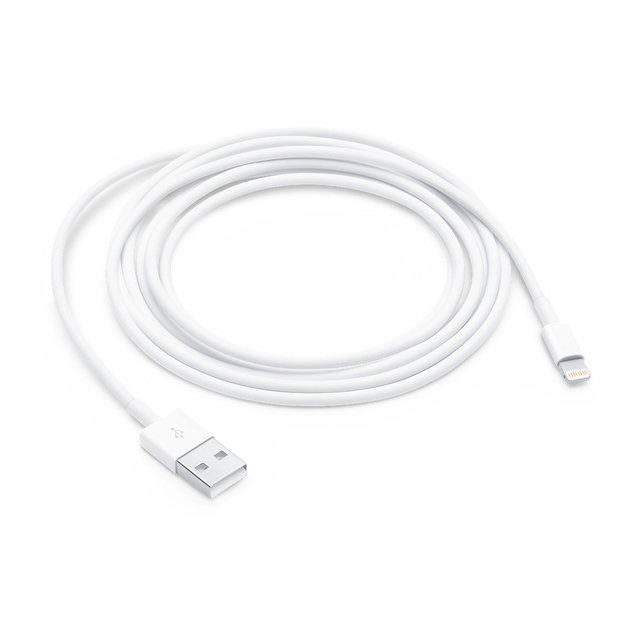 Cable Lightning a USB 1 Metro, Compatible iPhone/iPad, Color Blanco – MUQW3AM/A
