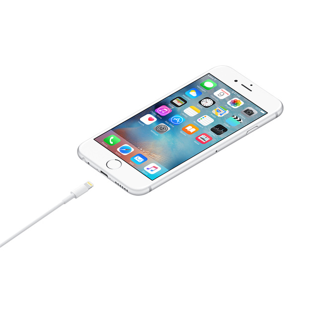 Cable Lightning a USB 1 Metro, Compatible iPhone/iPad, Color Blanco – MUQW3AM/A