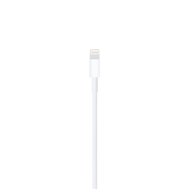 Cable Lightning a USB 1 Metro, Compatible iPhone/iPad, Color Blanco – MUQW3AM/A