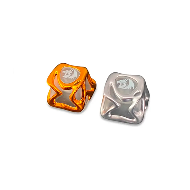 Keycap Redragon para una tecla, transparente con dorado