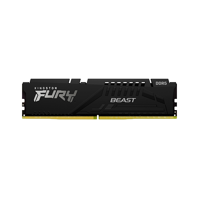 Memoria RAM Kingston Fury Beast Black DDR5, 32GB, 5200MT/s, CL40, XMP – KF552C40BB-32 - DDR5-LOCK - Venta exclusiva en ensamble