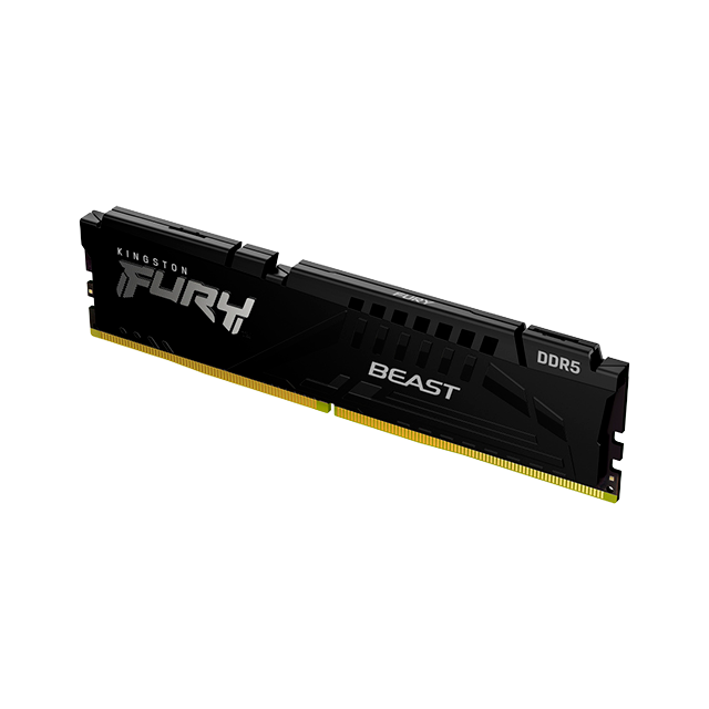 Memoria RAM Kingston Fury Beast Black DDR5, 32GB, 5200MT/s, CL40, XMP – KF552C40BB-32 - DDR5-LOCK - Venta exclusiva en ensamble