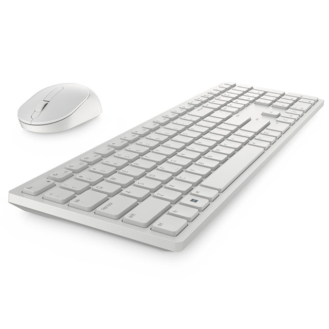 Combo de Teclado y Mouse Inalámbrico Dell Pro KM5221W, 2.4 GHz, Español QWERTY, Mouse 4000 DPI, AES 128-bit, Programable, Blanco – KM5221W