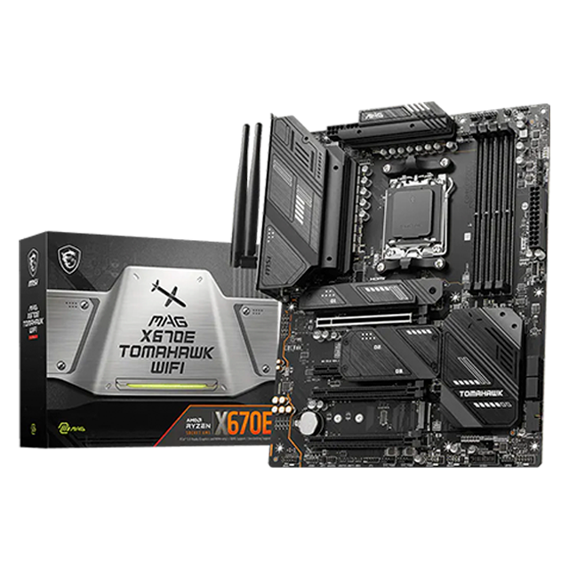 Tarjeta Madre MSI MAG X670E TOMAHAWK WIFI, AM5, DDR5, PCIe 5.0, 4× M.2, ATX – MAG X670E TOMAHAWK WIFI
