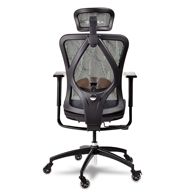 Silla Gamer Munfrost NEXUS, Negro, Reclinable, Soporte Lumbar, Ruedas Tipo Patín, Pistón Clase 4, Hasta 180 kg – MFMSIN2B