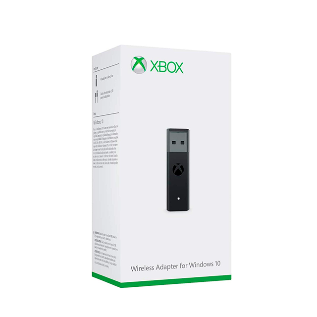 Adaptador Inalámbrico Microsoft Xbox para Windows 10, USB, conexión directa a controles Xbox – X2121732-04